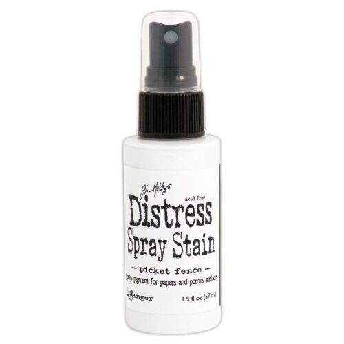 Distress Spray Stain Picket fence
