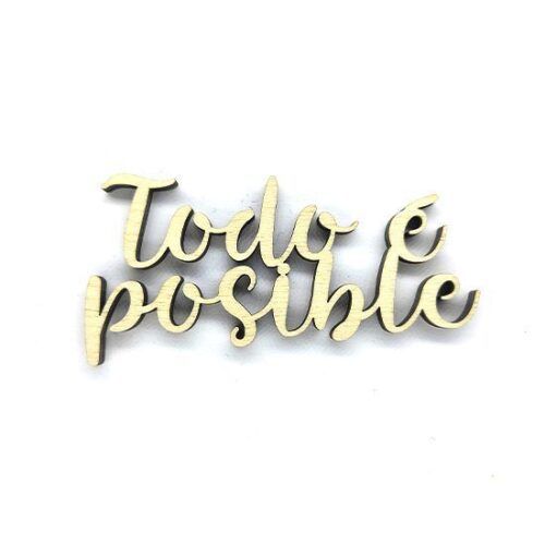 Palabra de madera - Todo é posible (Gallego)