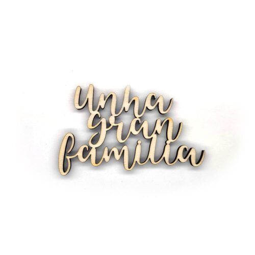 Palabra de madera - Unha fran familia (Gallego)