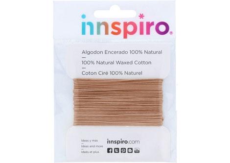 Cordón algodón encerado 1 mm Marfil