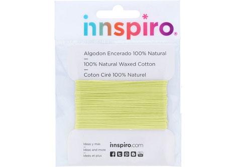 Cordón algodón encerado 1 mm Crema