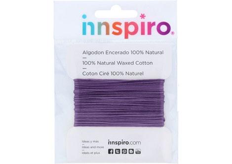 Cordón algodón encerado 1 mm Malva
