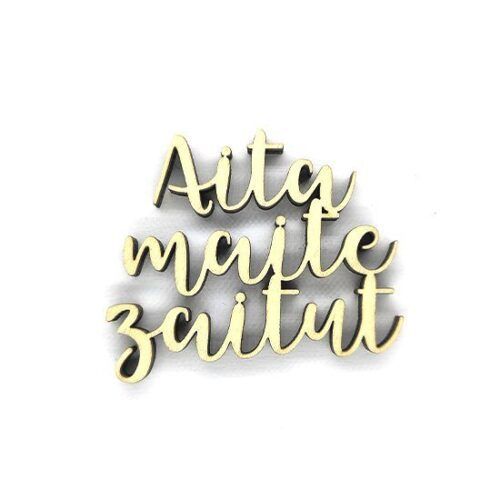 Palabra de madera - Aita maite zaitut (Euskera)