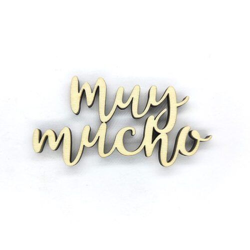 Palabra de madera - Muy mucho