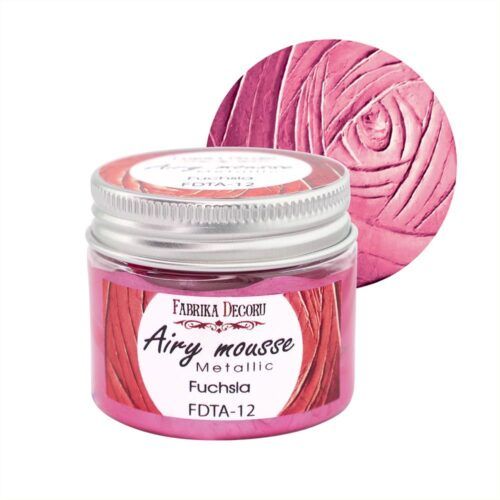 Airy Mousse Metallic Fuchsia de Fabrika Decoru