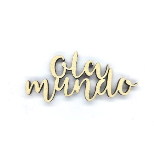 Palabra de madera - Ola mundo (Gallego)