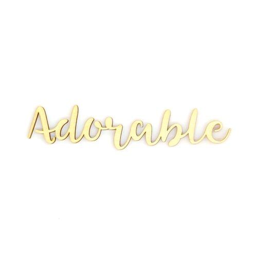 Palabra de madera - Adorable