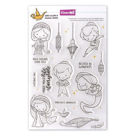 Set de sellos transparentes Aladdin IMPRONTE DE AUTORE