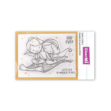 Set de sellos transparentes Aladdin&Jasmine de Impronte d'Autore