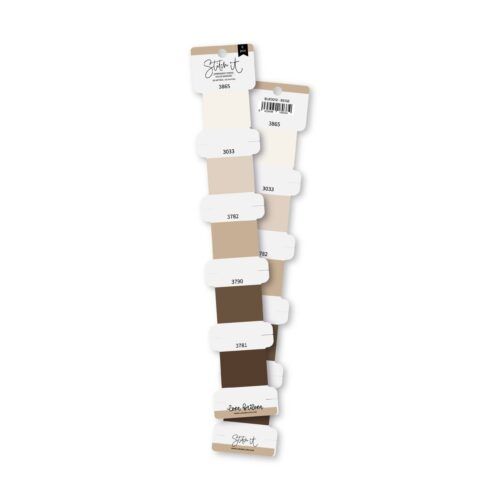 Set hilos de bordar BEIGE Stitch it de Lora Bailora