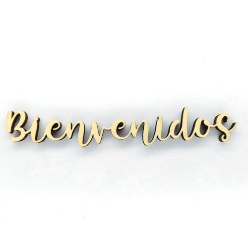 Palabra de madera - Bienvenidos