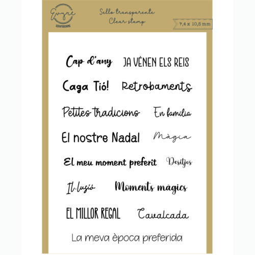 Sello catalán "Nadal" de Evyre Scrap