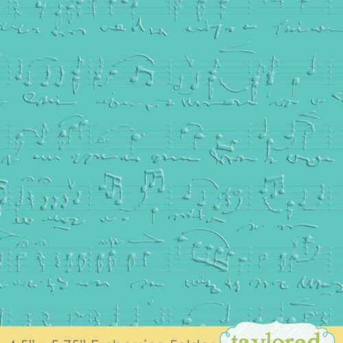 Carpeta de embossing Music de Taylored Expressions