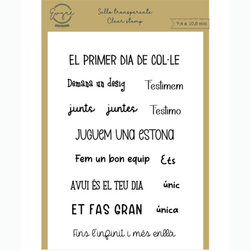 Sello catalán "Col·le" de Evyre Scrap