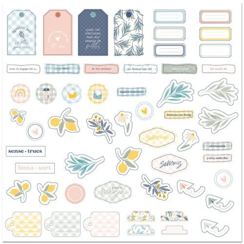 Set de Die Cuts Palabras Picnic de Cocoloko CATALÁN