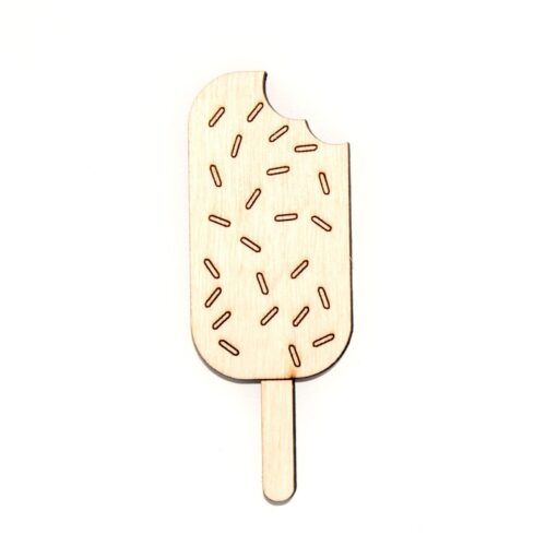 Silueta de madera - Helado palo