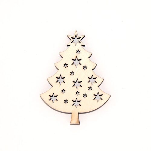 Silueta de madera -  Árbol Navidad