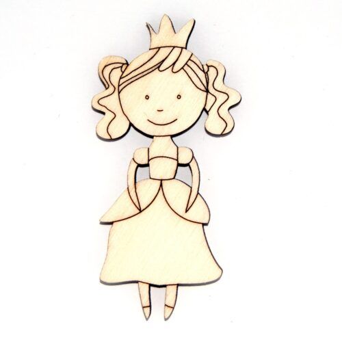 Silueta de madera - Princesa