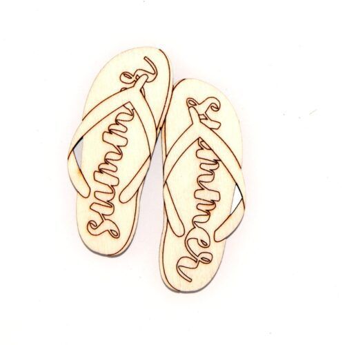 Silueta de madera - Chanclas