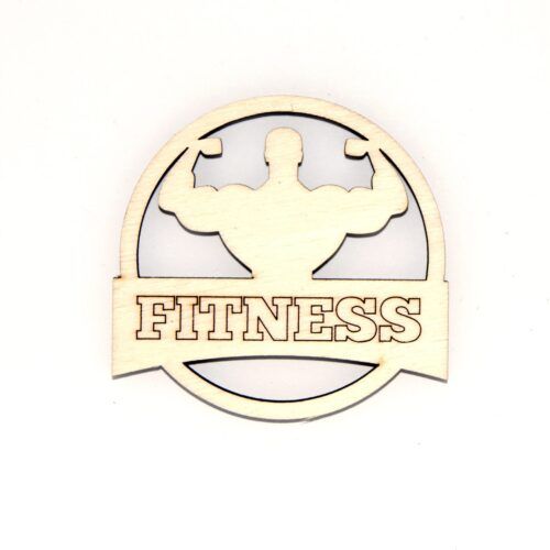 Silueta de madera - Fitness