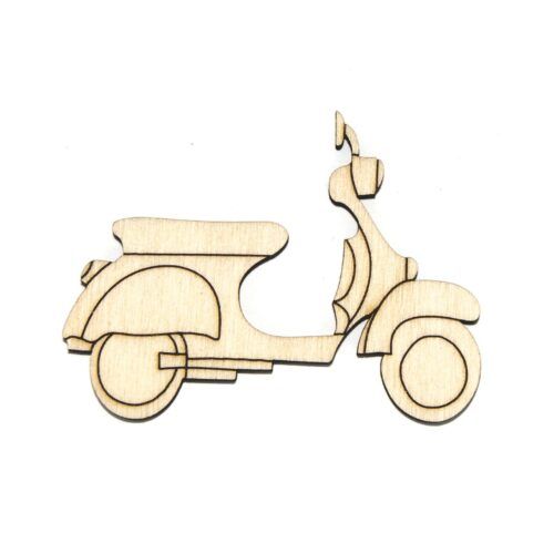 Silueta de madera - Vespa