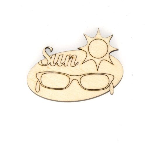 Silueta de madera - Sun