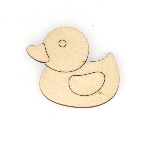 Silueta de madera - Patito