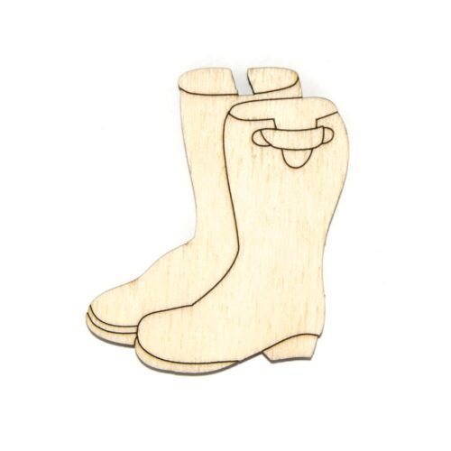 Silueta de madera - Botas
