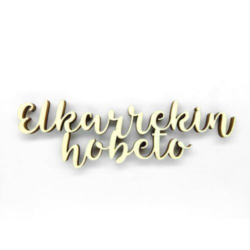Palabra de madera - Elkarrekin hobeto (Euskera)