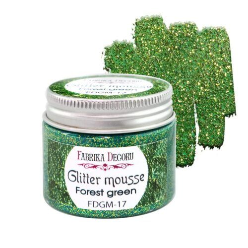 Glitter Mousse Forest Green