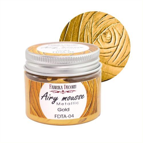 Airy Mousse Metallic Gold de Fabrika Decoru