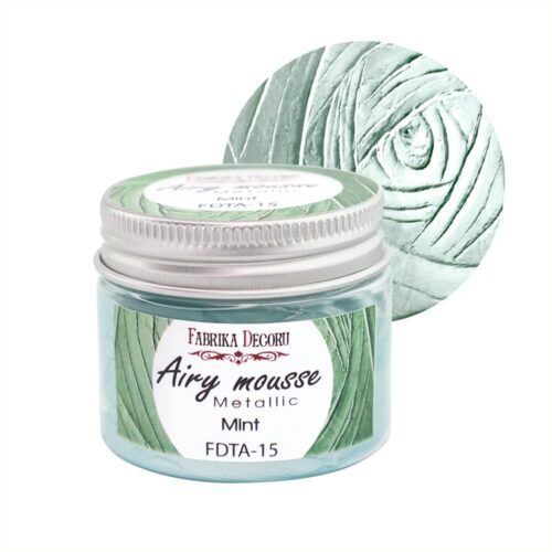 Airy Mousse Metallic Mint de Fabrika Decoru
