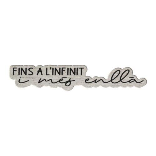 Frase Fins l'infinit i més enllà