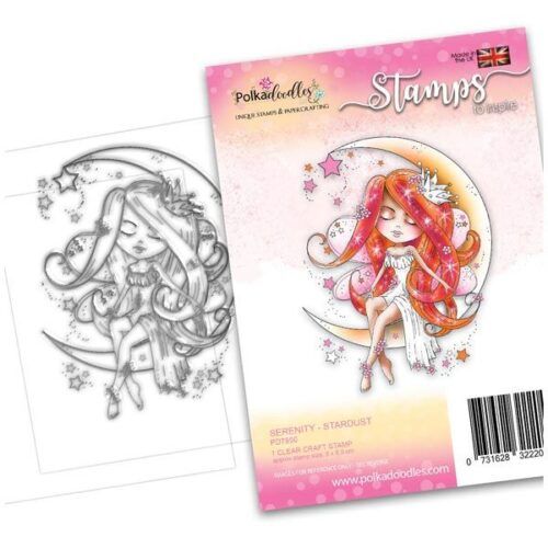 Sello Serenity Stardust de Polkadoodles