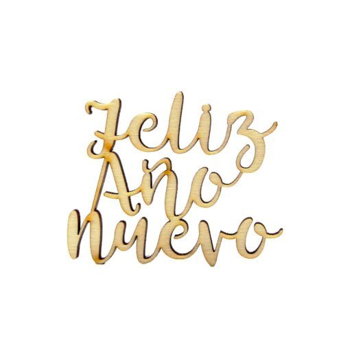 Palabra de madera - Feliz Año Nuevo