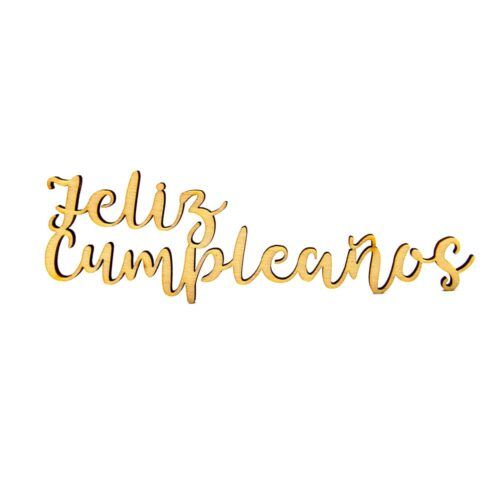 Palabra de madera - Feliz Cumpleaños