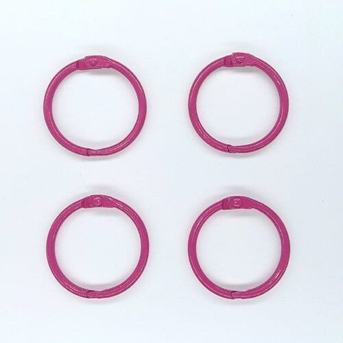 Anillas 30mm Fucsia