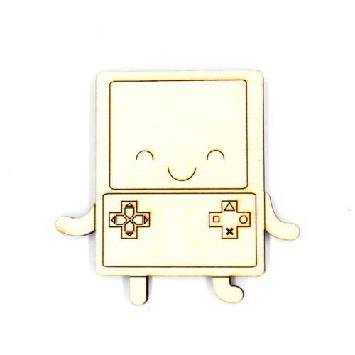 Silueta de madera - Game Boy