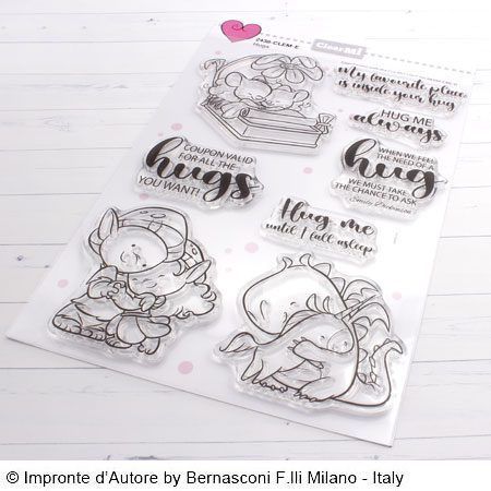 Set de sellos transparentes Hugs de Impronte d'Autore