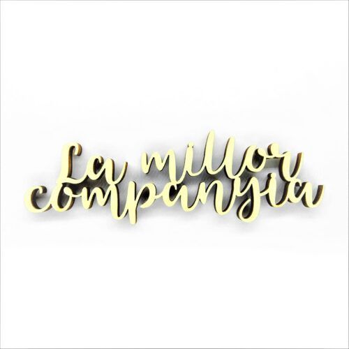 Palabra de madera - La millor companyia (Catalán)