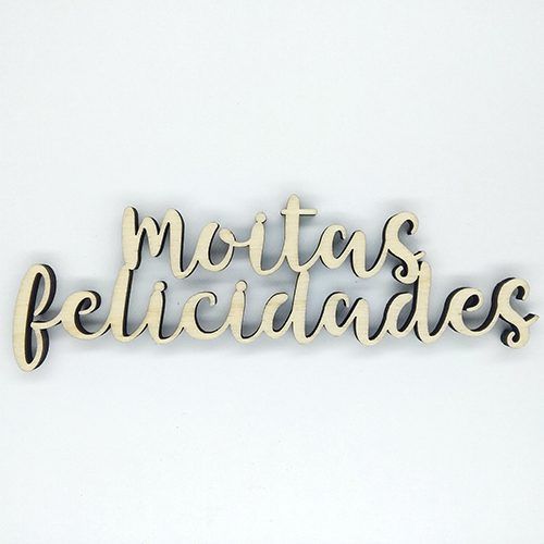 Palabra de madera - Moitas felicidades (Gallego)