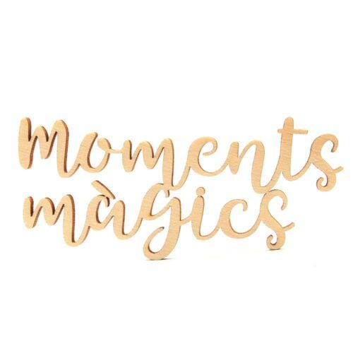 Palabra de madera - Moments màgics  (Catalán)