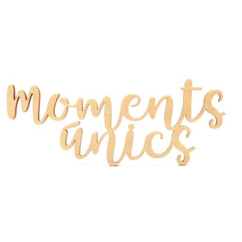Palabra de madera - Moments únics  (Catalán)