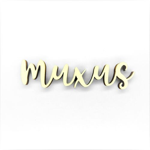 Palabra de madera - Muxus (Euskera)