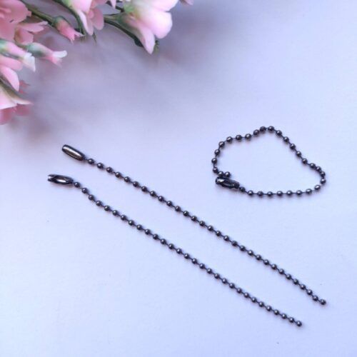 Set 3 cadenitas color plata envejecida 12cm de longitud