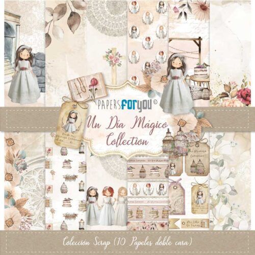 Pad 12x12" Papers For You UN DÍA MÁGICO Niña Morena
