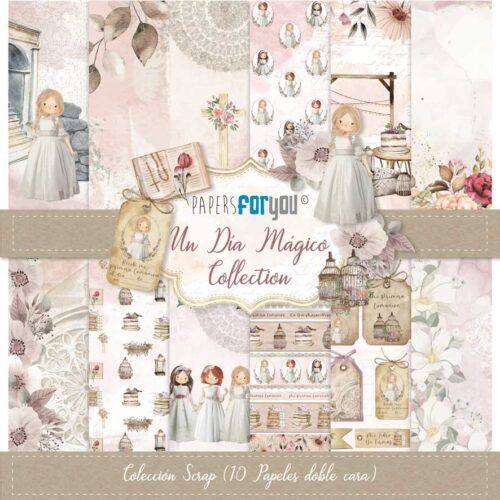 Pad 12x12" Papers For You UN DÍA MÁGICO Niña Rubia