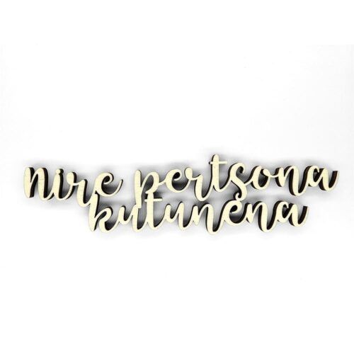 Palabra de madera - Nire pertsona kutunena (Euskera)