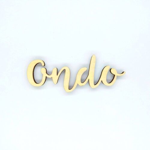 Palabra de madera - Ondo (Euskera)