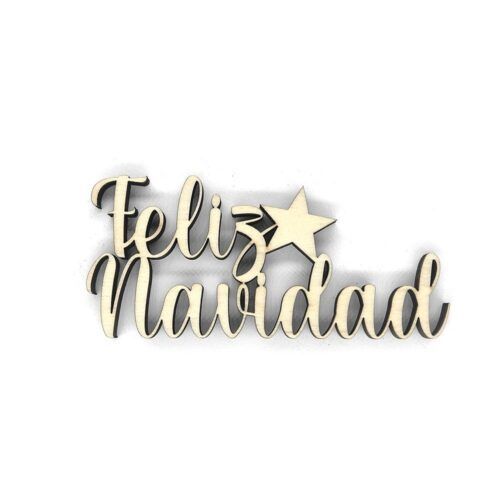 Palabra de madera - Feliz Navidad